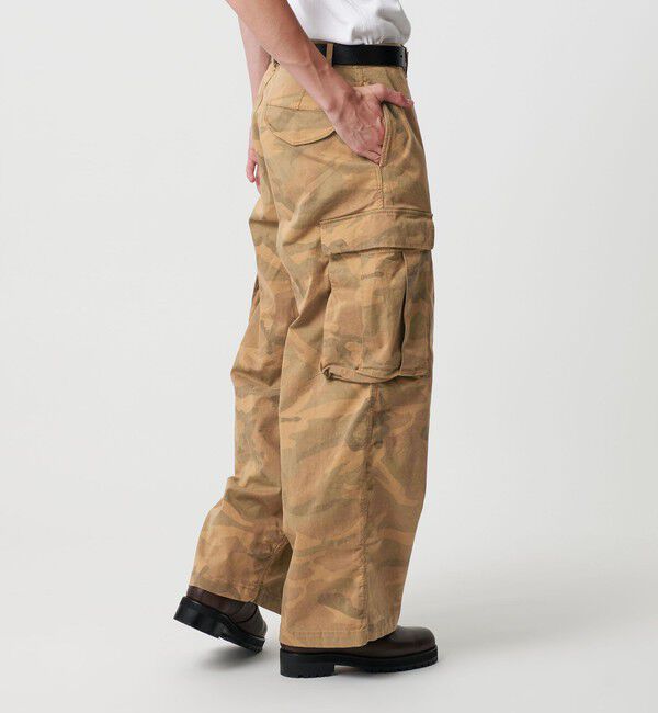 MONKEY TIME「ピグメント プリント カーゴ パンツ -セットアップ対応-」|チノ|