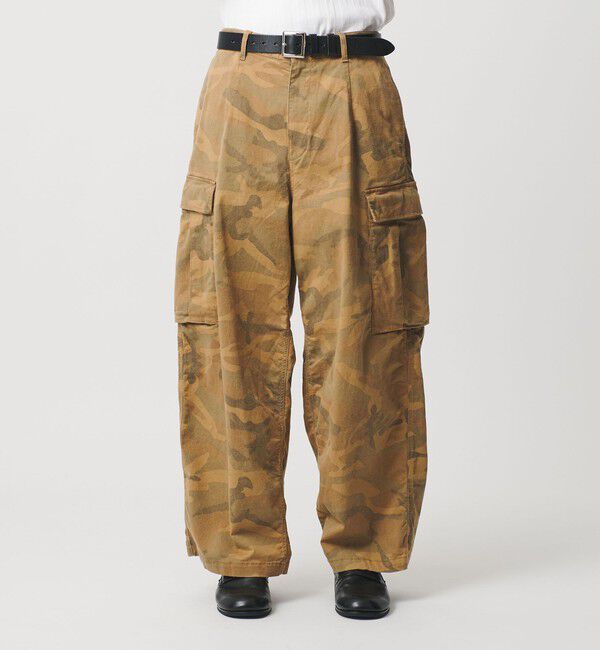 MONKEY TIME「ピグメント プリント カーゴ パンツ -セットアップ対応-」|チノ|