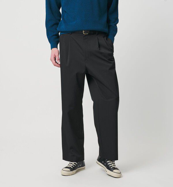 BEAUTY&YOUTH UNITED ARROWS「ツイル ギャバ バギー スラックス NO.9」|チノ|