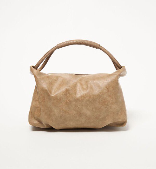 BEAUTY&YOUTH UNITED ARROWS「レザーライク コンビ タック バッグ」|ハンドバッグ|