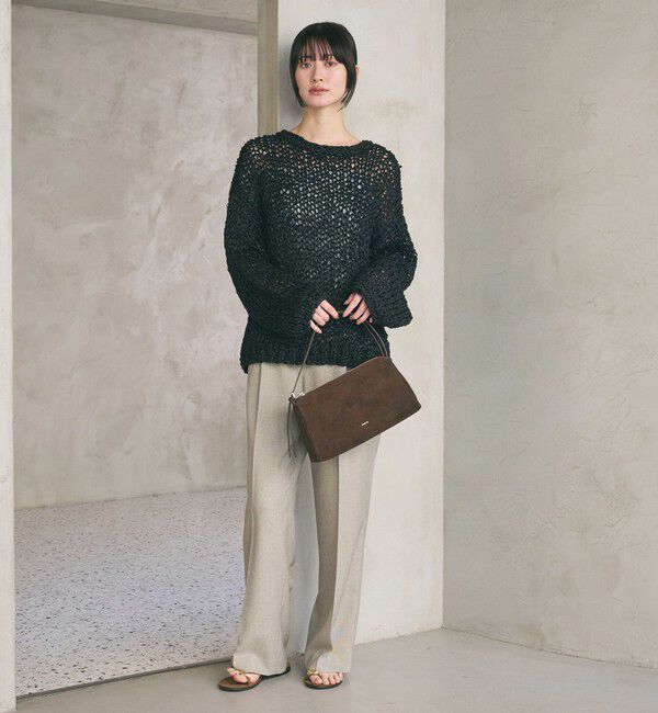 BEAUTY&YOUTH UNITED ARROWS「テープヤーン ローゲージ ニットプルオーバー」|ニット・セーター|