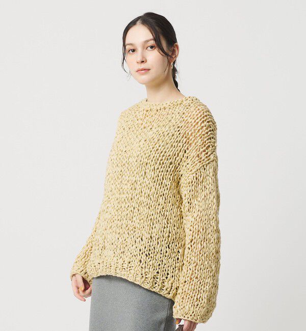 BEAUTY&YOUTH UNITED ARROWS「テープヤーン ローゲージ ニットプルオーバー」|ニット・セーター|