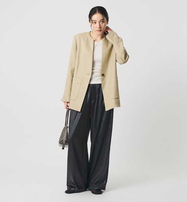 BEAUTY&YOUTH UNITED ARROWS「チンツゴム ワイドパンツ ウォッシャブル」|その他|