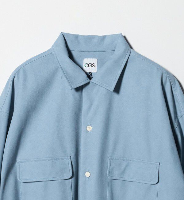 California General Store「＜CGS.＞スエードライク オープンカラーシャツ」|シャツ・ブラウス|