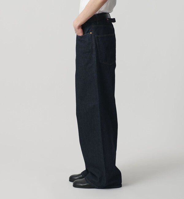 MONKEY TIME「デニム シンチ バックル スーパー バギー パンツ」|チノ|