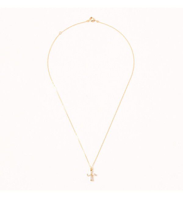 Ray BEAMS 「クリスタル クロス ネックレス」|ネックレス|