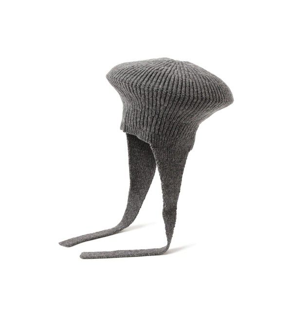 Ray BEAMS 「HICOSAKA / Ear Flap Integration Knit Beret」|その他|CHARCOAL