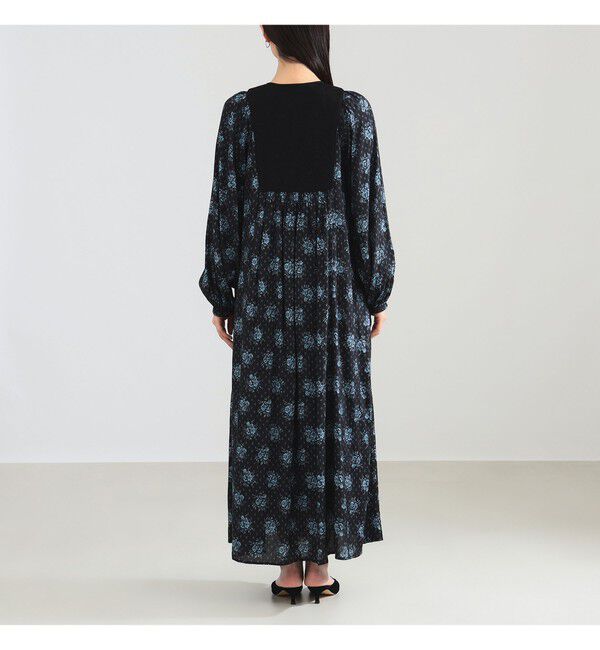 Demi-Luxe BEAMS 「ne Quittez pas / ポピープリント ヨーク ワンピース」|ワンピース|