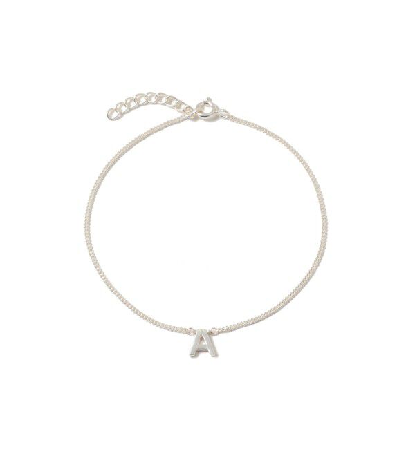 BEAMSBOY「シルバー 925 イニシャル ブレス」|その他|A