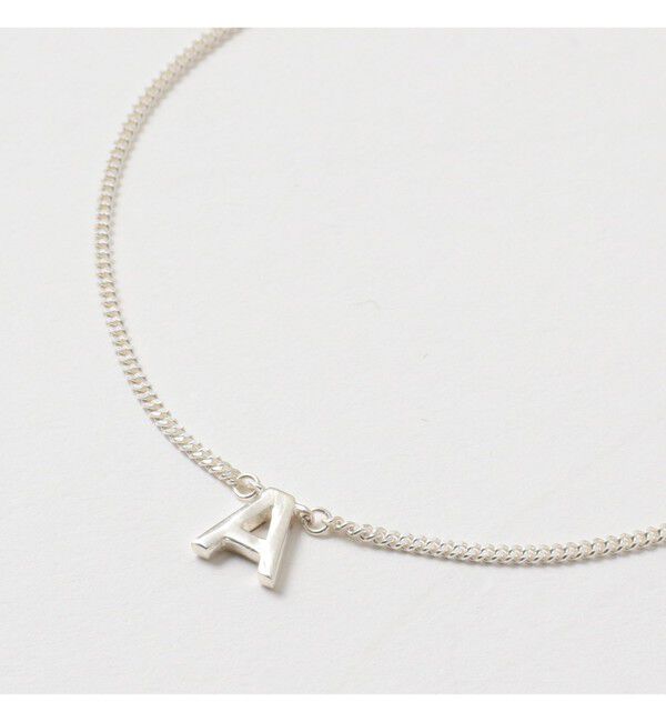 BEAMSBOY「シルバー 925 イニシャル ブレス」|その他|