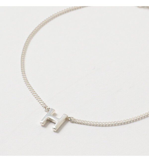 BEAMSBOY「シルバー 925 イニシャル ブレス」|その他|