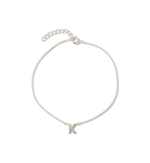 BEAMSBOY「シルバー 925 イニシャル ブレス」|その他|K
