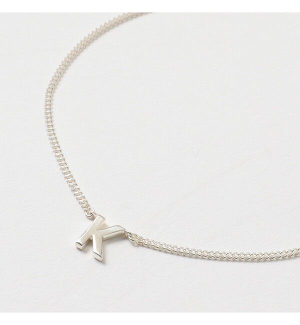 BEAMSBOY「シルバー 925 イニシャル ブレス」|その他|