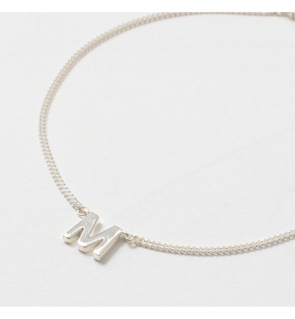 BEAMSBOY「シルバー 925 イニシャル ブレス」|その他|