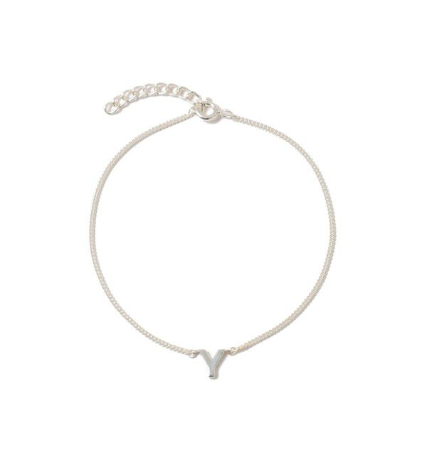 BEAMSBOY「シルバー 925 イニシャル ブレス」|その他|Y