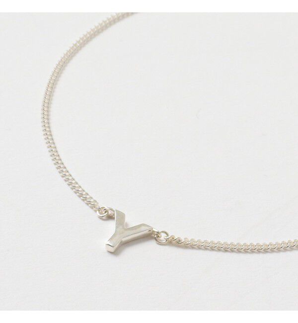 BEAMSBOY「シルバー 925 イニシャル ブレス」|その他|