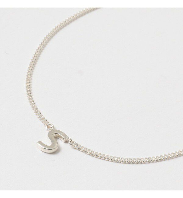 BEAMSBOY「シルバー 925 イニシャル ブレス」|その他|