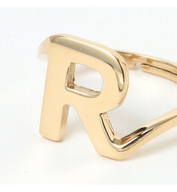 BEAMSBOY「ブラス イニシャル リング」|その他|