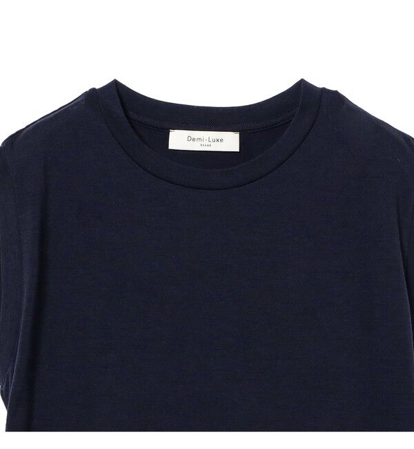 Demi-Luxe BEAMS 「ウォッシャブル ウール ノースリーブ Tシャツ」|Tシャツ・カットソー|
