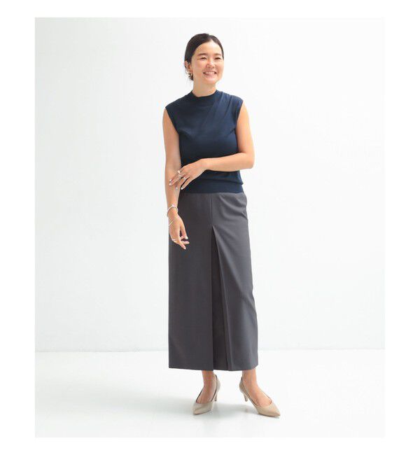 Demi-Luxe BEAMS 「ウォッシャブル ウール ノースリーブ Tシャツ」|Tシャツ・カットソー|