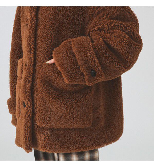 ボア ビッグ ポケット ハーフ コート（Ray BEAMS ）｜ルミネの