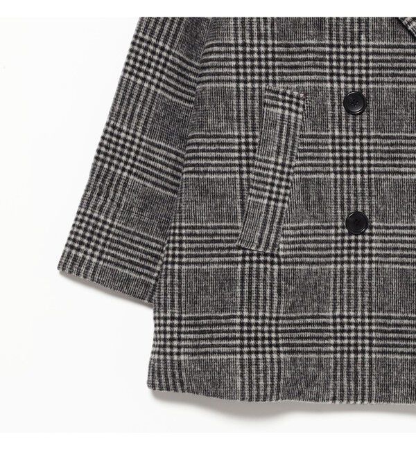 チェック ビーバー ダブル ハーフコート（Ray BEAMS ）｜ルミネの