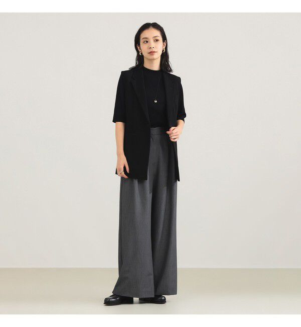 Demi-Luxe BEAMS 「トリアセ テーラードジレ」|ダッフルコート|