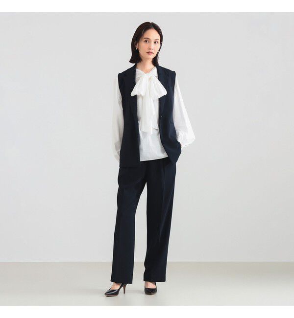 Demi-Luxe BEAMS 「トリアセ テーラードジレ」|ダッフルコート|