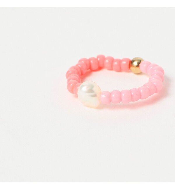 BEAMSBOY「淡水パール &times; ビーズ リング 2P」|その他|