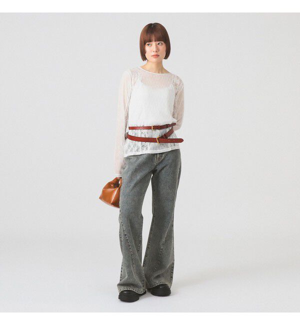 Ray BEAMS 「ワイド ダブル バックル ベルト」|ベルト|