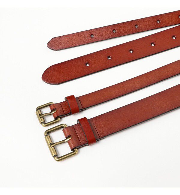 Ray BEAMS 「ワイド ダブル バックル ベルト」|ベルト|