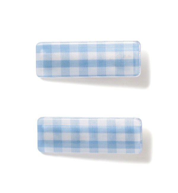 BEAMSBOY「ギンガムチェック ヘアピン 2セット」|その他|