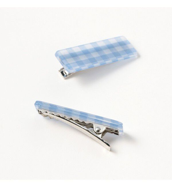 BEAMSBOY「ギンガムチェック ヘアピン 2セット」|その他|