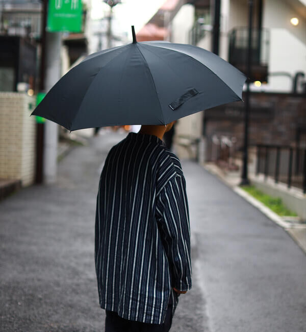 BEAMS「bPr BEAMS / ベーシック アンブレラ」|傘|BLACK