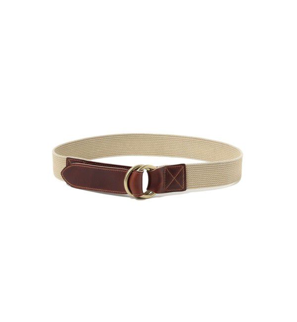 BEAMS PLUS「ARTS & CRAFTS / 別注 AGING W RING COMBI BELT」|ベルト|