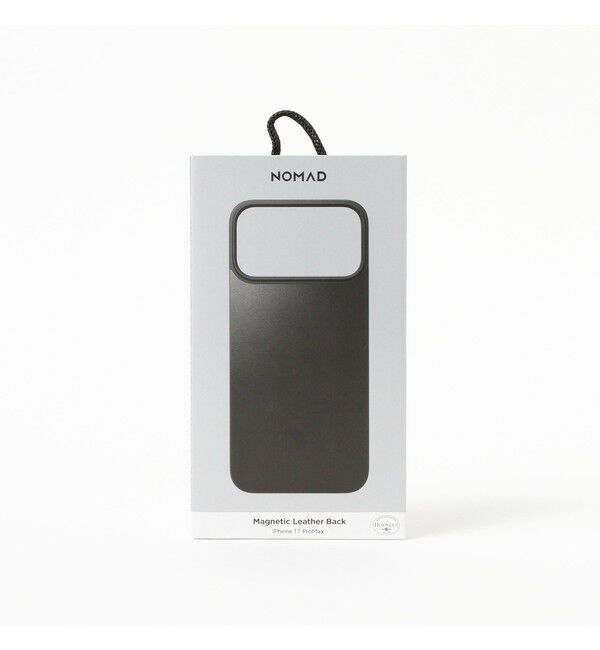 BEAMS「NOMAD / Magnetic Leather Back iPhone17 Pro Max」|モバイルケース|
