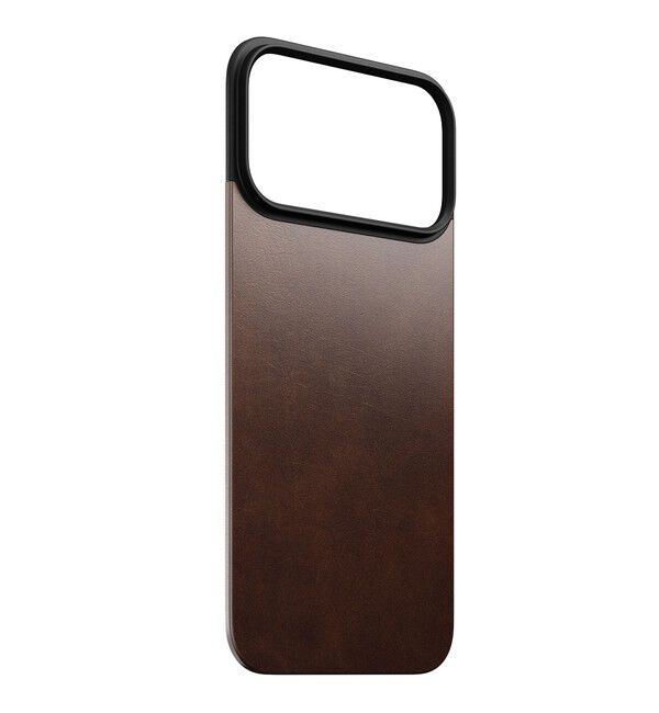 BEAMS「NOMAD / Magnetic Leather Back iPhone17 Pro Max」|モバイルケース|RUSTIC_BROWN