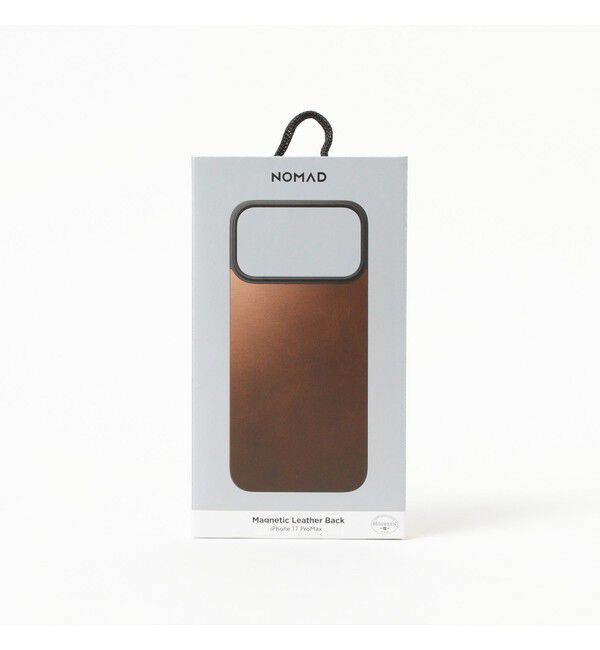 BEAMS「NOMAD / Magnetic Leather Back iPhone17 Pro Max」|モバイルケース|