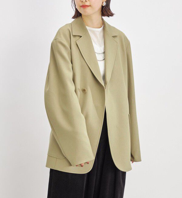 SHIPS for women「Wai+: 〈手洗い可能〉キャロライン ジャケット ◇」|その他|オリーブ