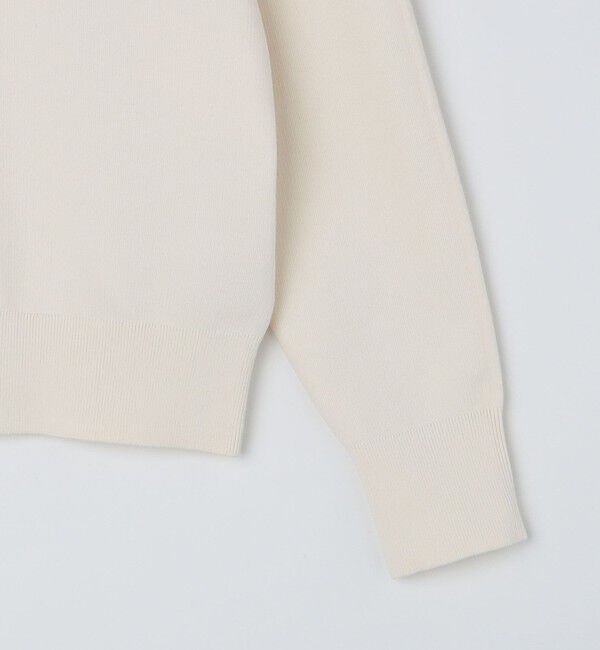 SHIPS「SHIPS: 〈手洗い可能・抗菌防臭〉14GG コットン スムース 長袖 ニット」|ニット・セーター|