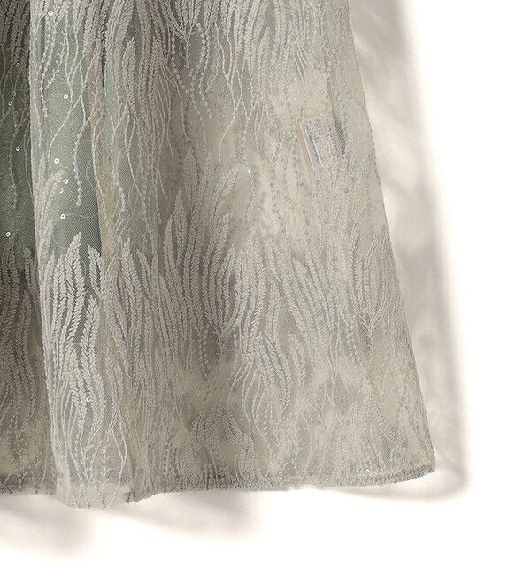 SHIPS for women「kaene:スパンコール 刺繍 ワンピース（セレモニー対応可）」|ワンピース|