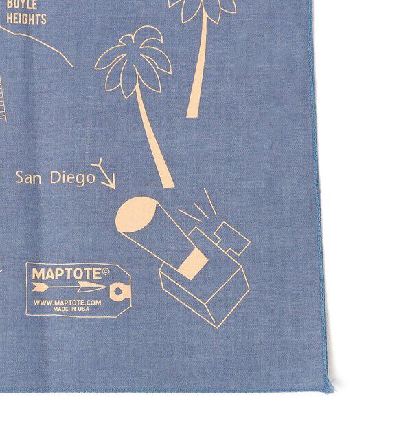SHIPS for women「MAP TOTE:バンダナ シャンブレー」|バンダナ・スカーフ|