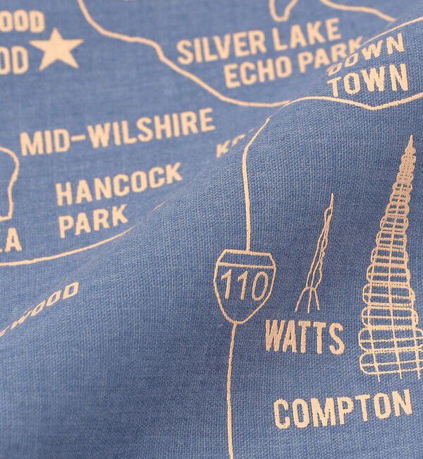 SHIPS for women「MAP TOTE:バンダナ シャンブレー」|バンダナ・スカーフ|