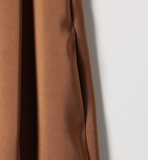 SHIPS any「SHIPS any:〈手洗い可能〉サテン スクエアネック ロング ワンピース」|ワンピース|