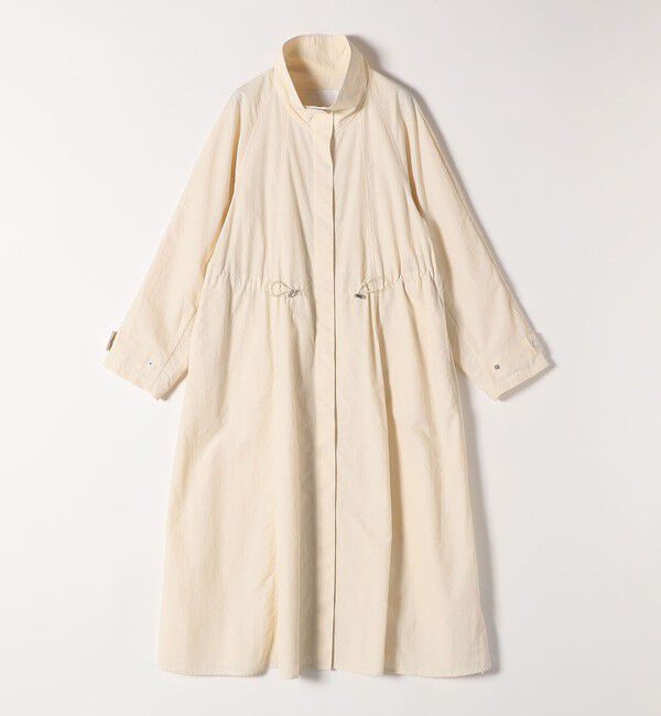 quaranciel「quaranciel:〈洗濯機可能〉ライト スタンドカラー ナイロン ロング コート」|その他|