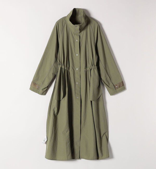 quaranciel「quaranciel:〈洗濯機可能〉ライト スタンドカラー ナイロン ロング コート」|その他|