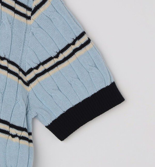 SHIPS「BATEAUX DE SHIPS: ケーブル ニット Tシャツ」|ニット・セーター|