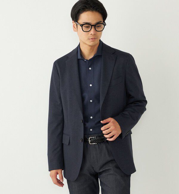 SHIPS Colors 「SHIPS Colors:〈洗濯機可能〉AVANT(R) ストレッチ ジャケット(セットアップ対応)」|テーラードジャケット|ネイビー