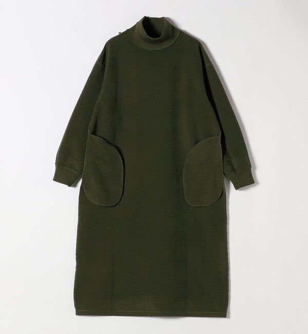 SHIPS any:〈洗濯機可能〉裏起毛 リブ ハイネック ワンピース（SHIPS