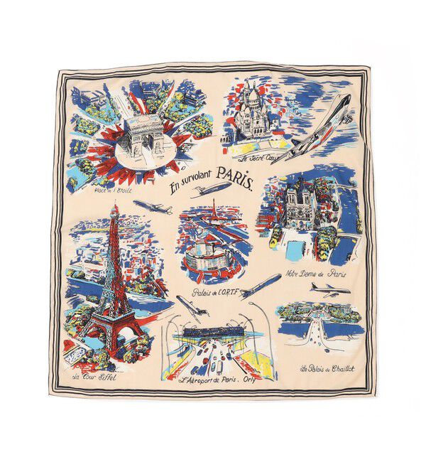 SHIPS for women「BINDU:PARIS スカーフ」|バンダナ・スカーフ|アイボリー